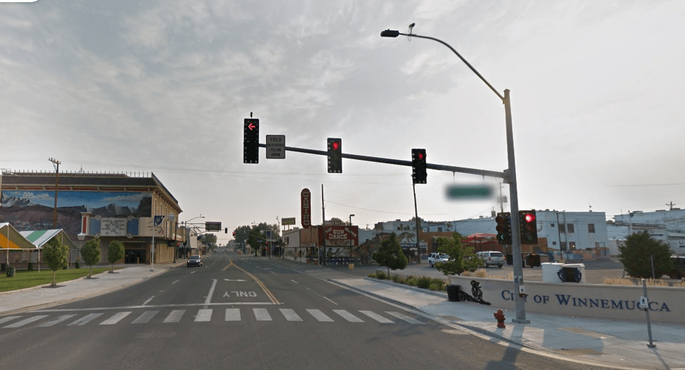 The southbound lanes of US 95, stretching from Tropicana Avenue to Russell Road,