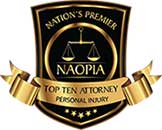 NAOPIA | Nation's Premier | Top Ten Attorney Personal Injury | 5 Stars