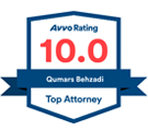 Avvo Rating | 10.0 | Qumars Behzadi | Top Attorney