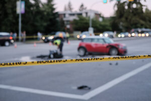 car accident in Las Vegas on Monday morning, a 55-year-old motorcyclist lost their life following a multi-vehicle collision near UNLV.